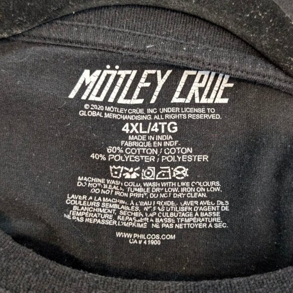 (2/$20) Motley Crue Too Fast For Love Graphic Tee - Picture 4 of 4
